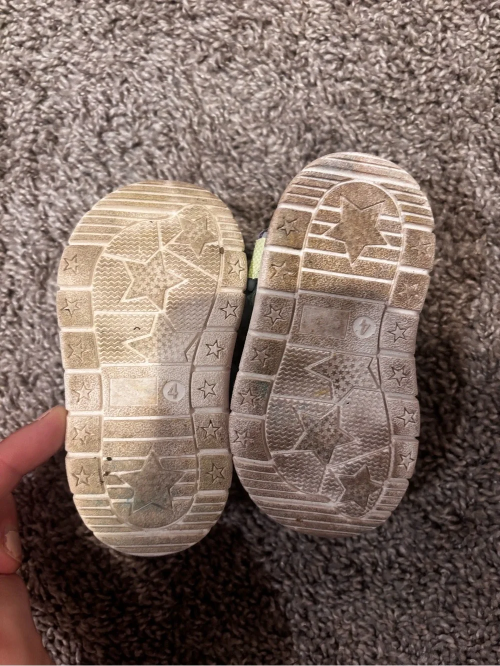 Carter's Pink and Light Blue Toddler Hook-and-Loop Sandals